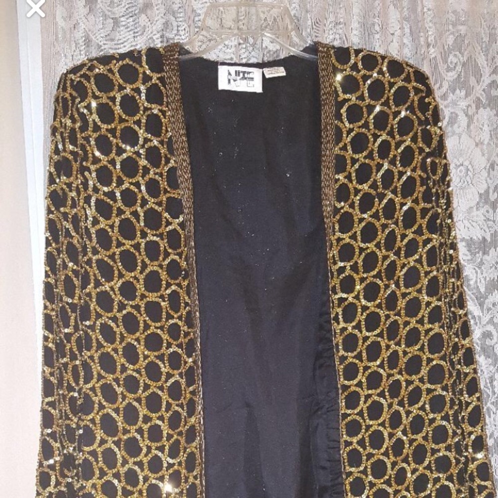 Dressy Jacket Black and Gold
